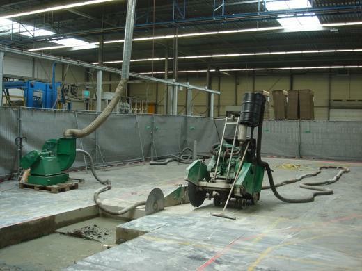 01 inzagen betonvloer